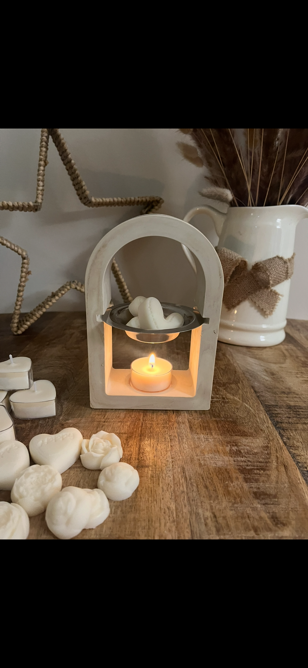 Cement Arch wax melt burner