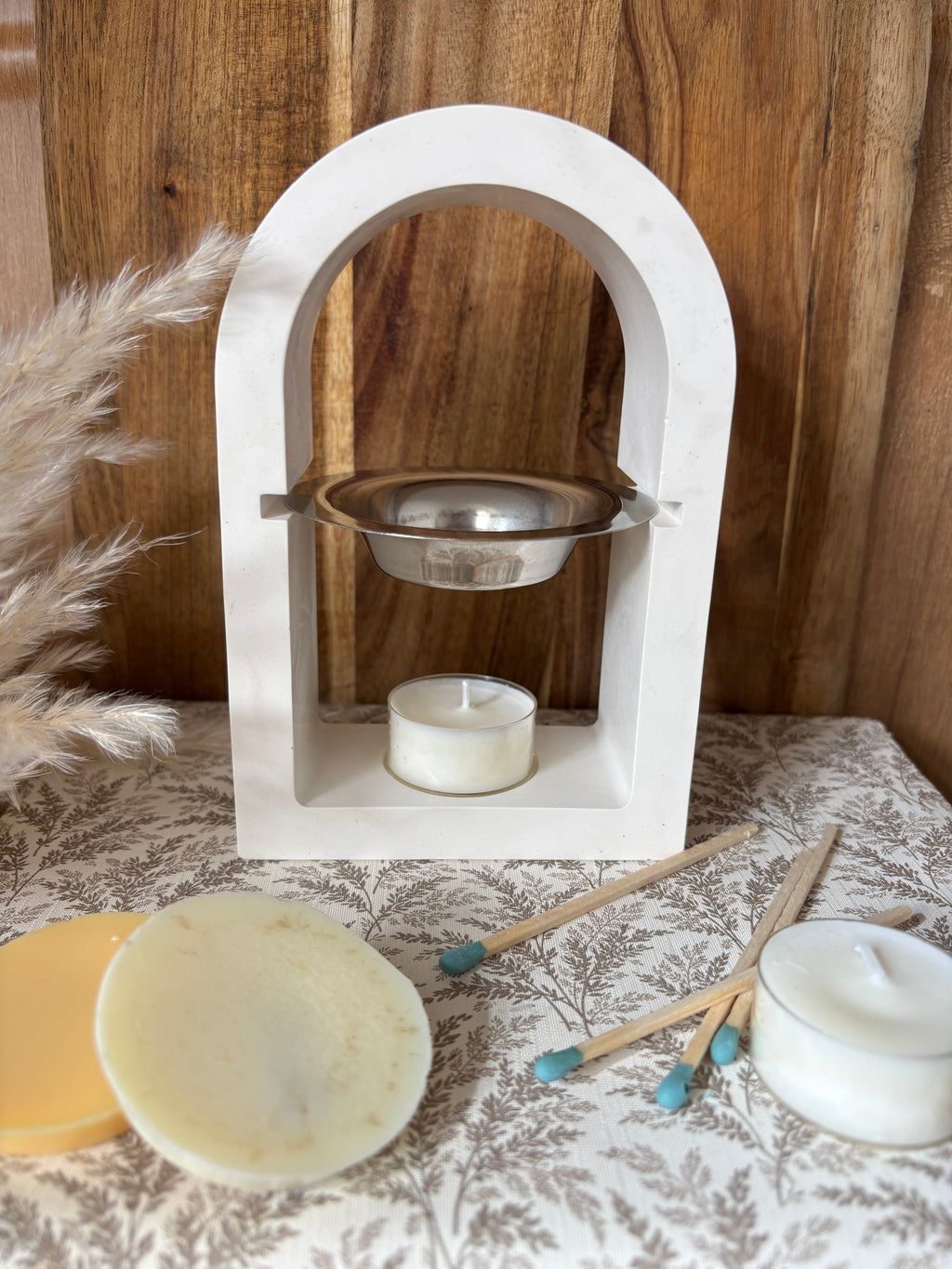 Cement Arch wax melt burner