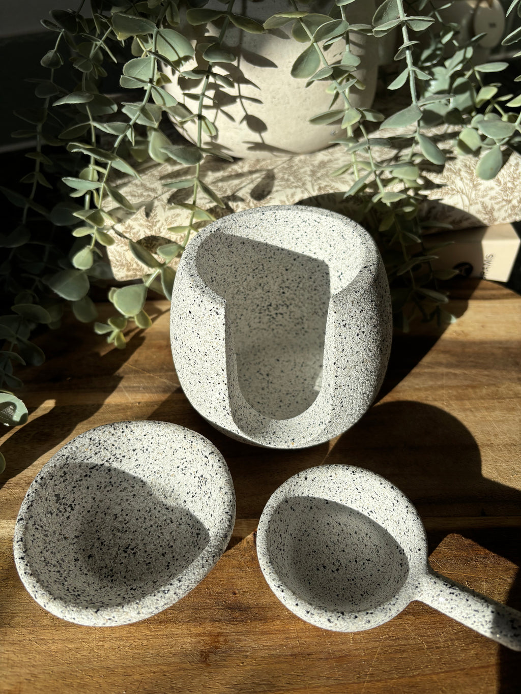 Stone wax melt burner