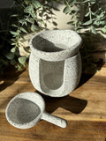 Stone wax melt burner
