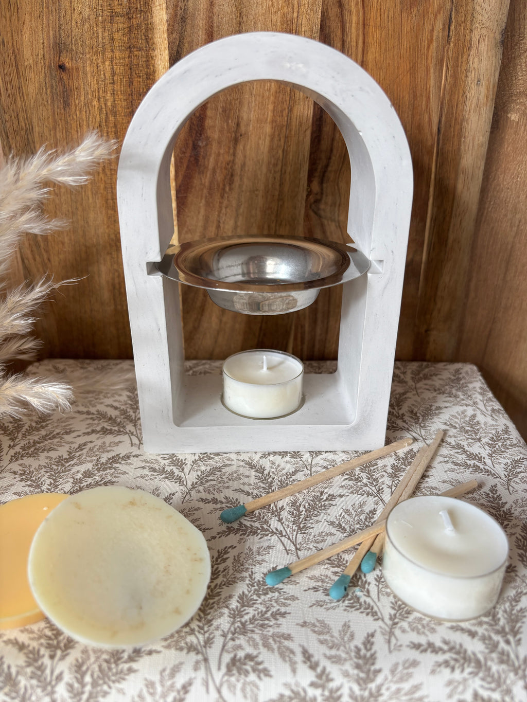 Cement Arch wax melt burner
