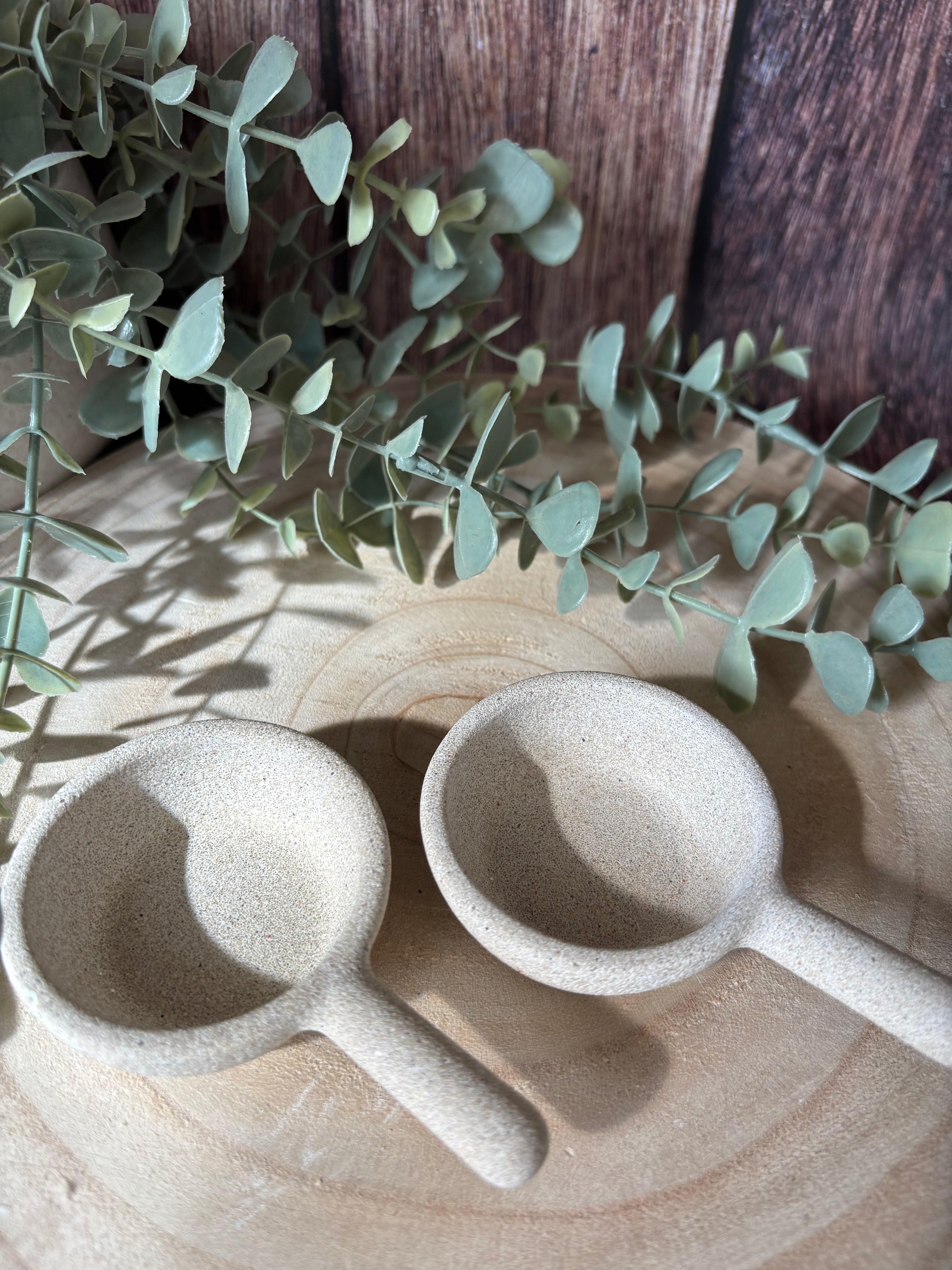 Stone tea light holder