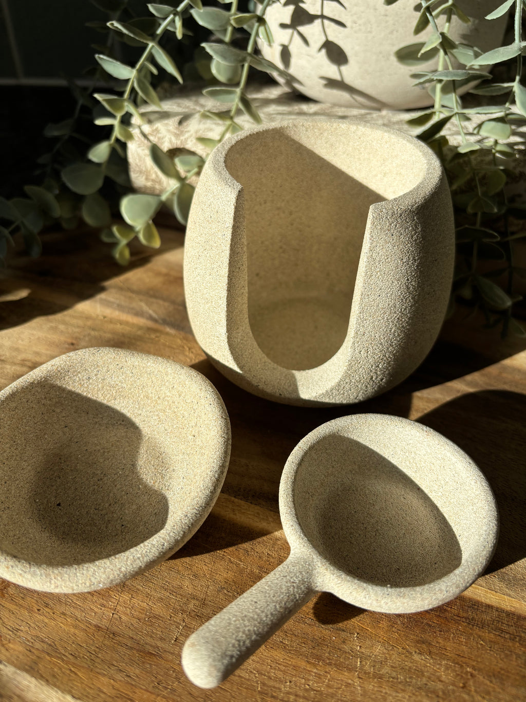 Stone wax melt burner