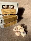 Botanical floral wax discs