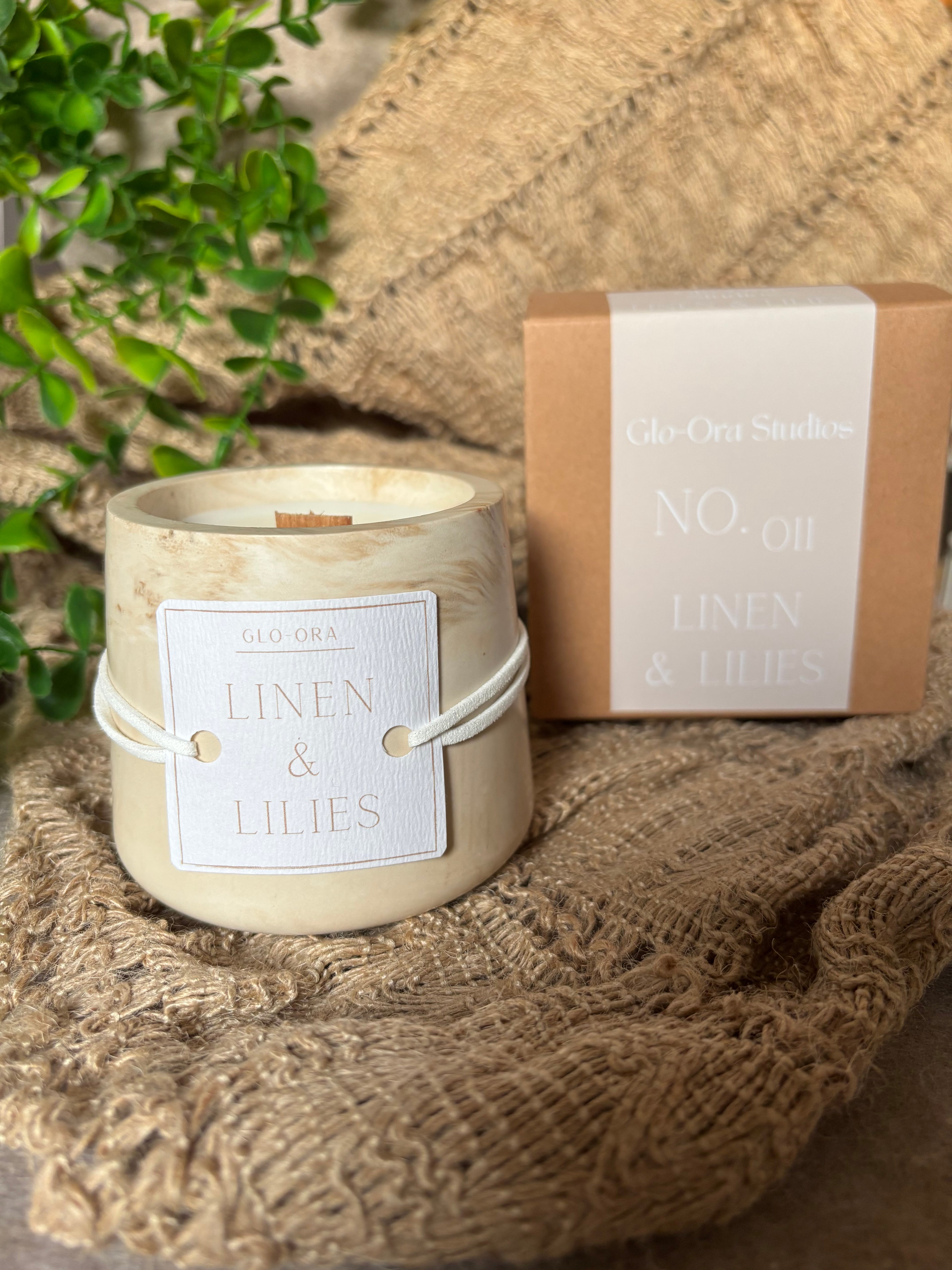 Linen & lilies